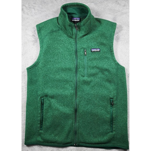 Patagonia Other - Patagonia Vest Mens Large Green Better Sweater Fleece Full Zip Hiking Outdoor